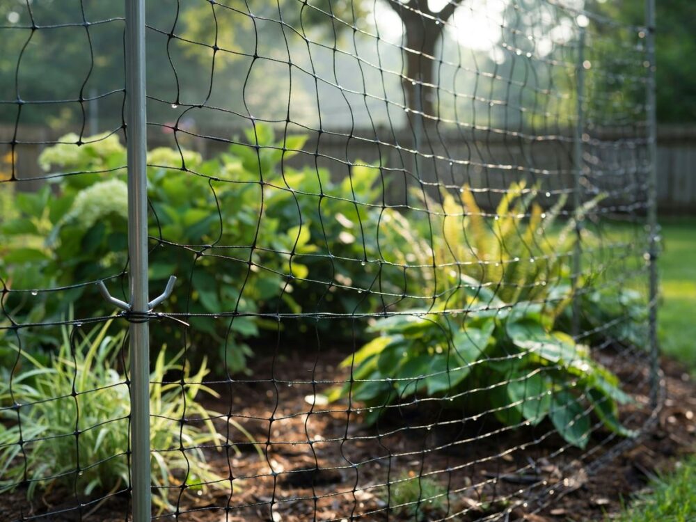 ogrodzenie chroniące przed sarnami